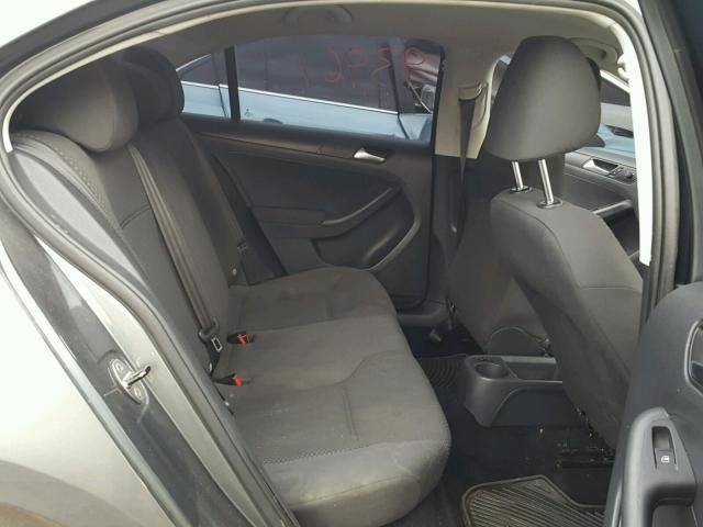 3VW1K7AJ1CM347608 - 2012 VOLKSWAGEN JETTA BASE CHARCOAL photo 6