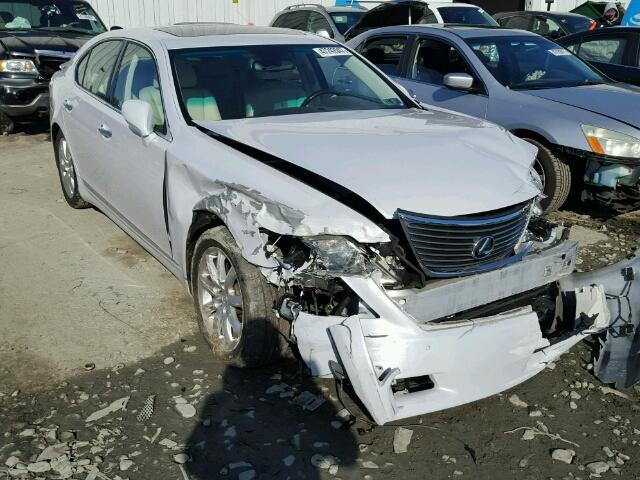 JTHBL46F485073646 - 2008 LEXUS LS 460 WHITE photo 1