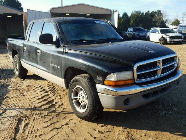 1B7GL2AN5YS608012 - 2000 DODGE DAKOTA QUA BLACK photo 1