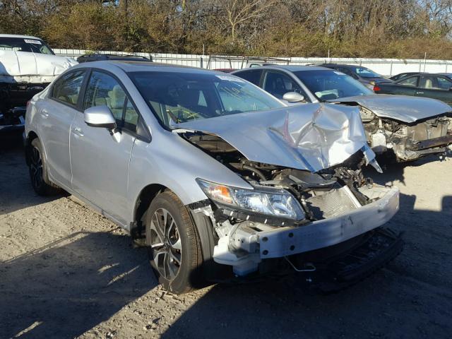 19XFB2F88DE230489 - 2013 HONDA CIVIC EX ვერცხლისფერი ფოტო 1