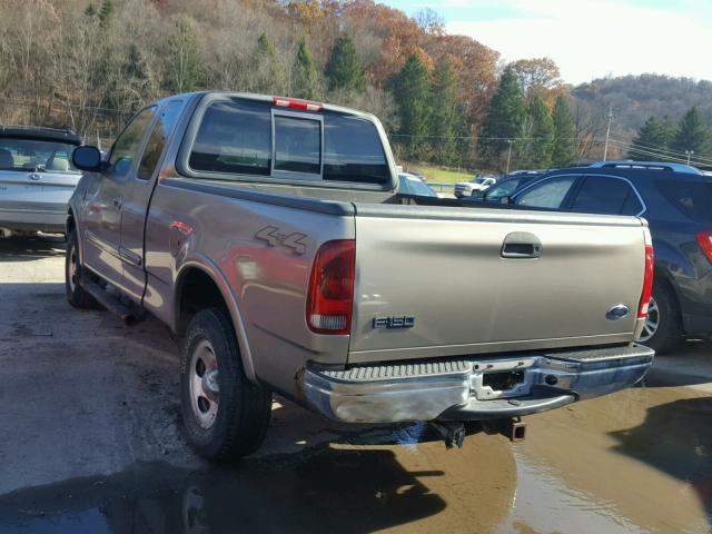 1FTRX18L72NB51477 - 2002 FORD F150 TAN photo 3