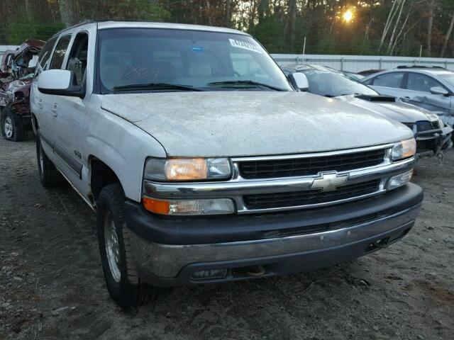 3GNFK16T81G100959 - 2001 CHEVROLET SUBURBAN K WHITE photo 1