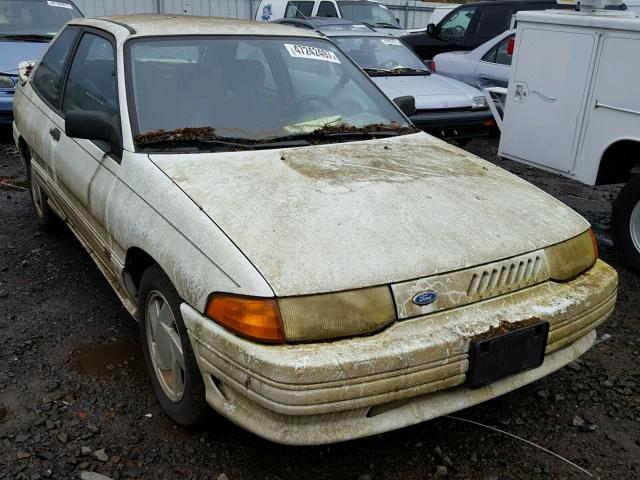 1FAPP1289NW103902 - 1992 FORD ESCORT GT WHITE photo 1