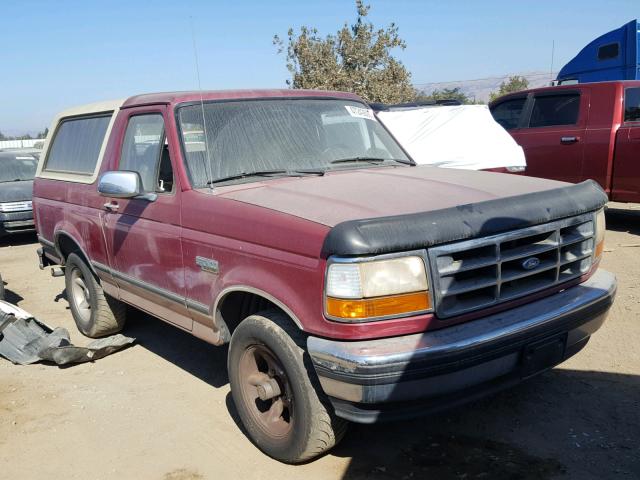 1FMEU15HXRLB25383 - 1994 FORD BRONCO U10 RED photo 1