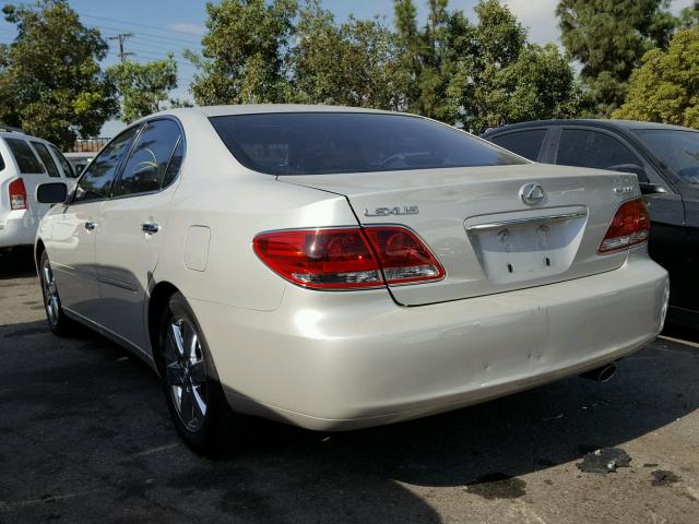 JTHBA30G355062179 - 2005 LEXUS ES 330 GRAY photo 3