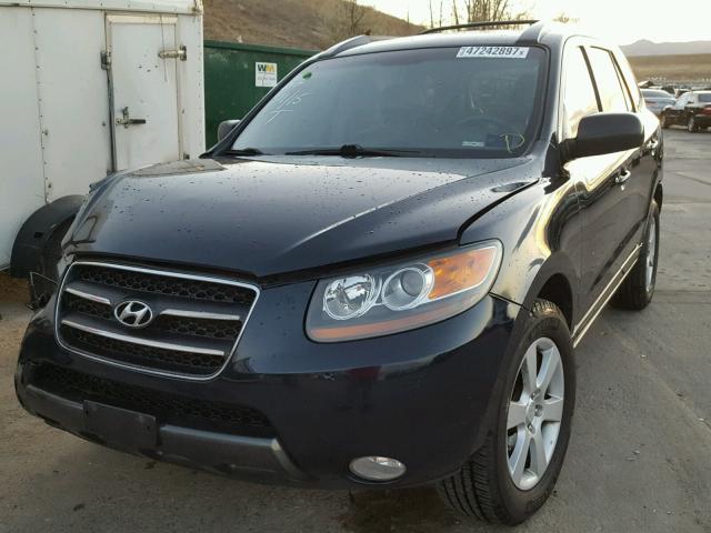 5NMSH73E87H038149 - 2007 HYUNDAI SANTA FE S BLUE photo 2