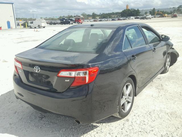 4T1BF1FK4CU532978 - 2012 TOYOTA CAMRY BASE BLACK photo 4