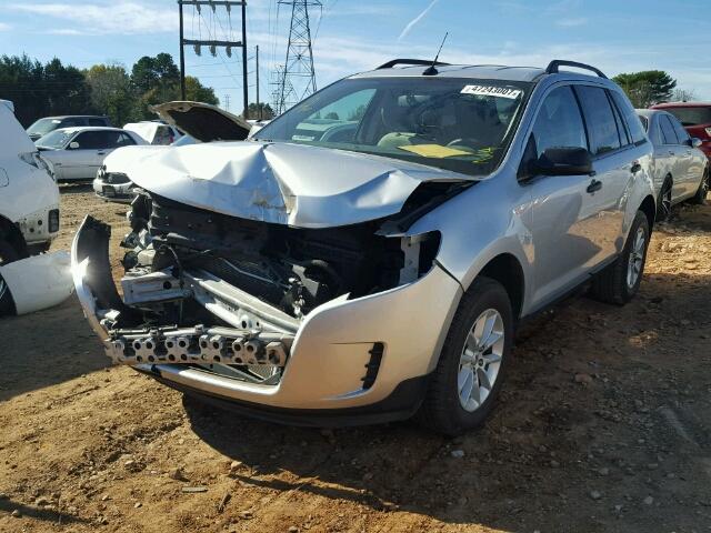 2FMDK3GC4DBB16122 - 2013 FORD EDGE SE SILVER photo 2