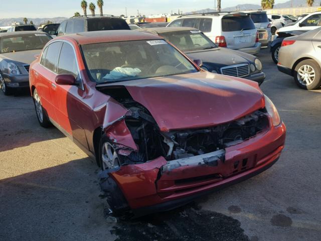 JNKCV51E93M324646 - 2003 INFINITI G35 RED photo 1