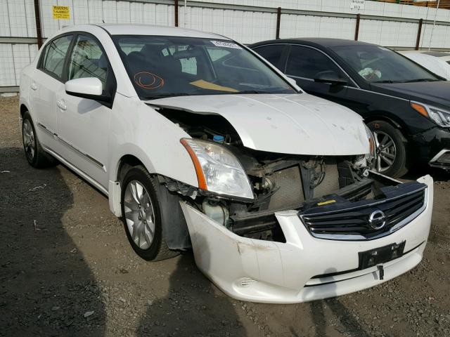 3N1AB6APXCL752926 - 2012 NISSAN SENTRA 2.0 WHITE photo 1