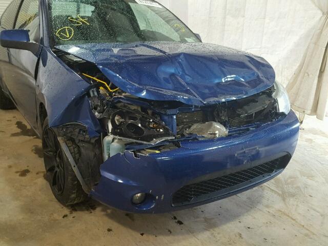 1FAHP33N29W222725 - 2009 FORD FOCUS SES BLUE photo 9