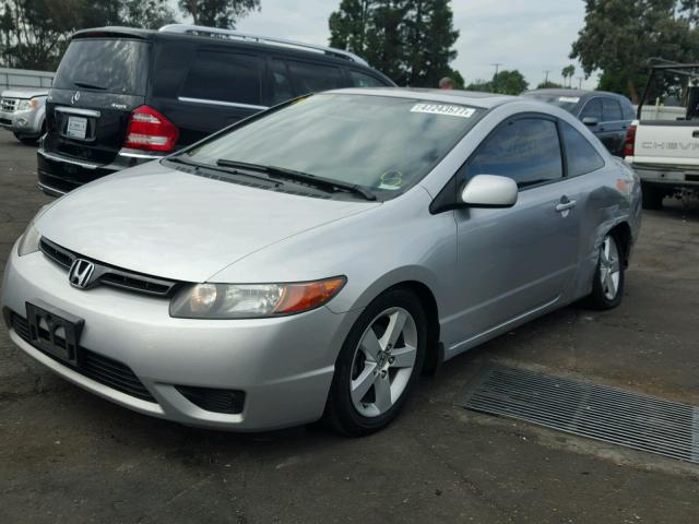 2HGFG12877H544873 - 2007 HONDA CIVIC EX SILVER photo 2