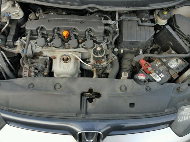 2HGFG12877H544873 - 2007 HONDA CIVIC EX SILVER photo 7