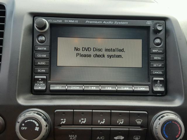 2HGFG12877H544873 - 2007 HONDA CIVIC EX SILVER photo 9