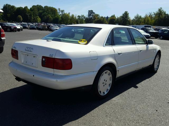 WAUML54D91N009459 - 2001 AUDI A8 L QUATT WHITE photo 4