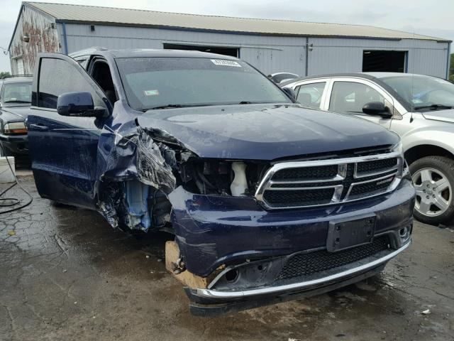 1C4RDJAG1EC455359 - 2014 DODGE DURANGO SX BLUE photo 1