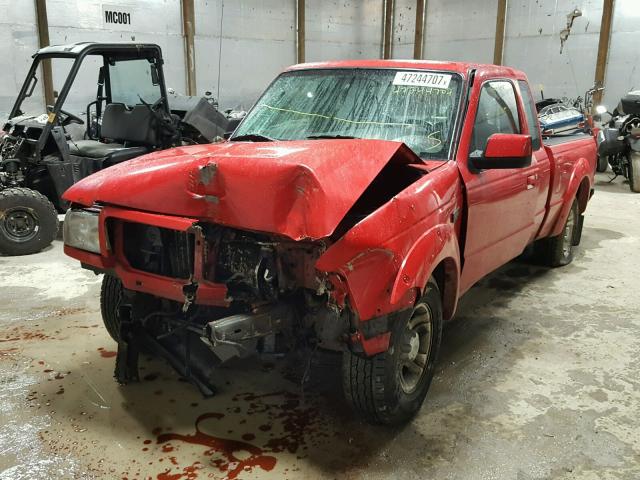 1FTYR44E69PA28170 - 2009 FORD RANGER SUP RED photo 2