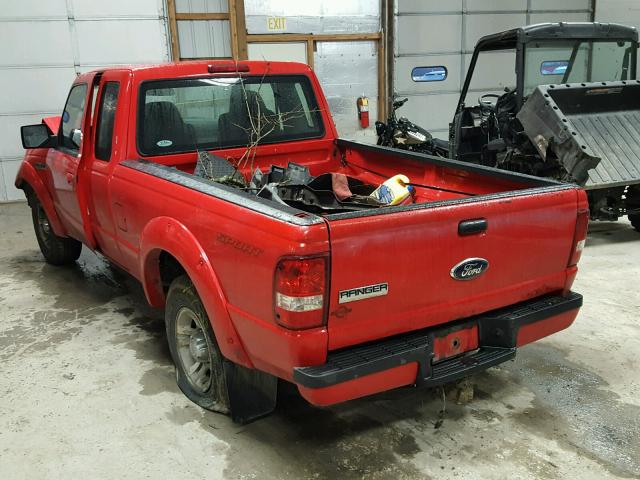 1FTYR44E69PA28170 - 2009 FORD RANGER SUP RED photo 3