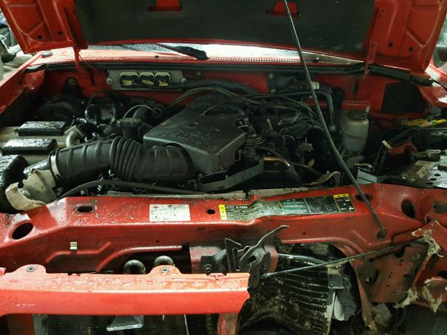 1FTYR44E69PA28170 - 2009 FORD RANGER SUP RED photo 7