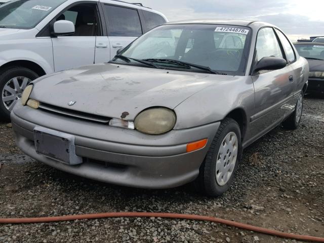 1B3ES42C2WD618017 - 1998 DODGE NEON HIGHL GRAY photo 2