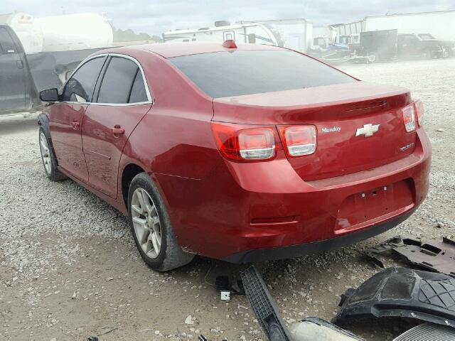 1G11C5SL6EF130250 - 2014 CHEVROLET MALIBU 1LT RED photo 3