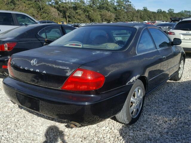 19UYA42471A009234 - 2001 ACURA 3.2CL BLACK photo 4