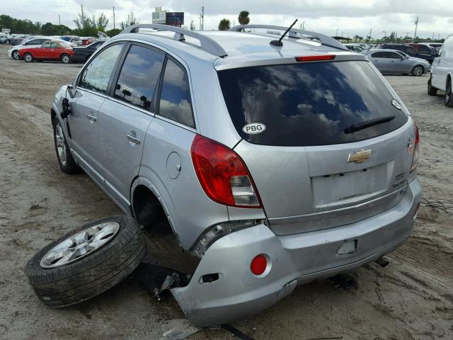 3GNAL4EK3DS578029 - 2013 CHEVROLET CAPTIVA LT SILVER photo 3