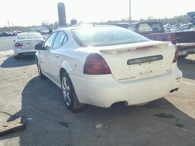 2G2WC55C561268481 - 2006 PONTIAC GRAND PRIX WHITE photo 3