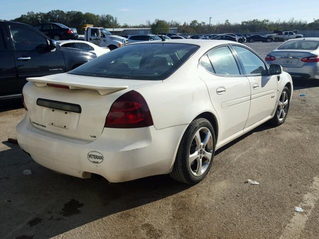2G2WC55C561268481 - 2006 PONTIAC GRAND PRIX WHITE photo 4