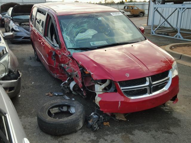 2C4RDGCG3DR522209 - 2013 DODGE GRAND CARA RED photo 9