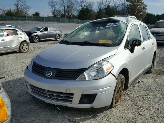 3N1CC1AP5BL432730 - 2011 NISSAN VERSA S SILVER photo 2