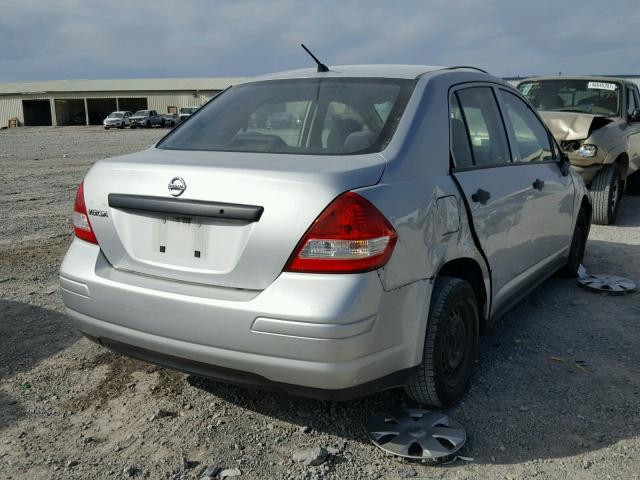 3N1CC1AP5BL432730 - 2011 NISSAN VERSA S SILVER photo 4