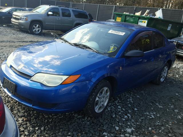 1G8AN12F24Z116177 - 2004 SATURN ION LEVEL BLUE photo 2