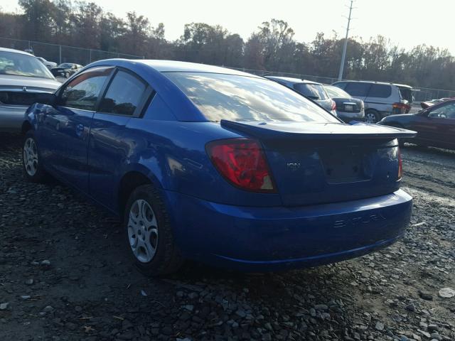 1G8AN12F24Z116177 - 2004 SATURN ION LEVEL BLUE photo 3