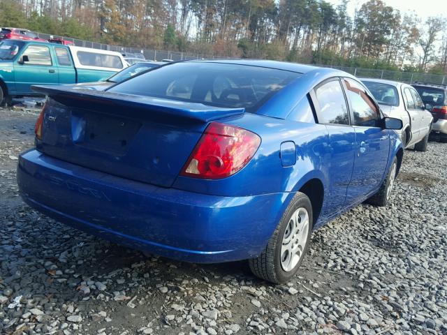 1G8AN12F24Z116177 - 2004 SATURN ION LEVEL BLUE photo 4