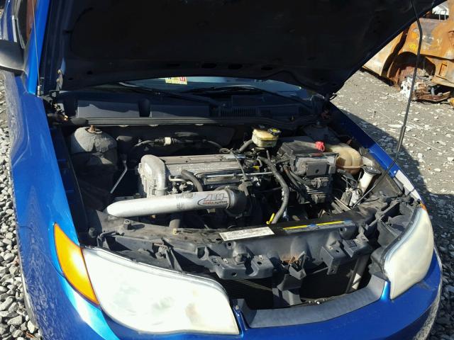 1G8AN12F24Z116177 - 2004 SATURN ION LEVEL BLUE photo 7