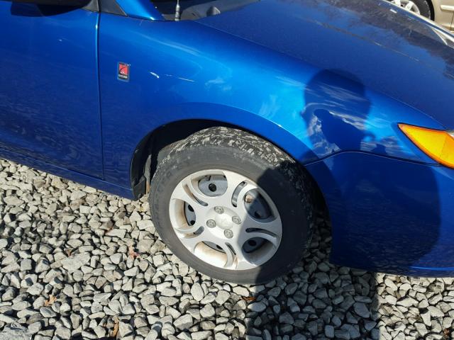 1G8AN12F24Z116177 - 2004 SATURN ION LEVEL BLUE photo 9