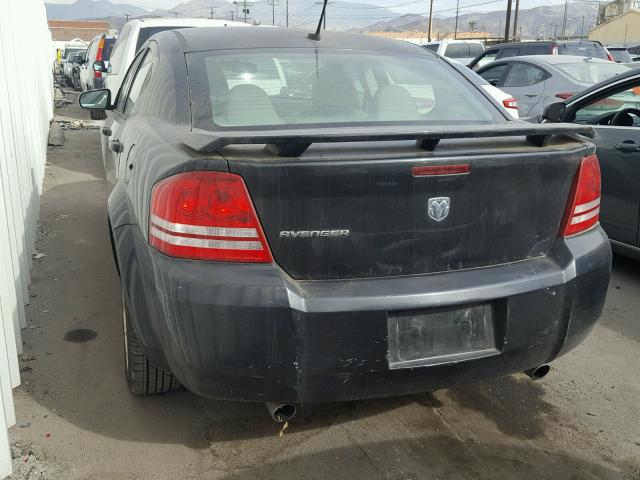 1B3LC76M98N649982 - 2008 DODGE AVENGER R/ BLACK photo 3