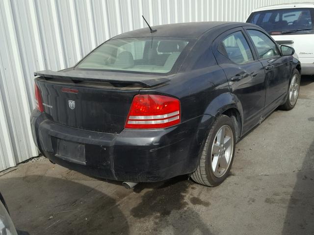 1B3LC76M98N649982 - 2008 DODGE AVENGER R/ BLACK photo 4