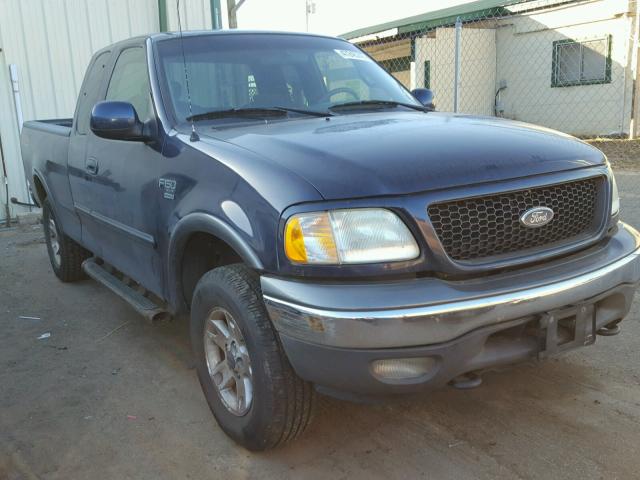 1FTRX18L12NA22506 - 2002 FORD F150 BLUE photo 1