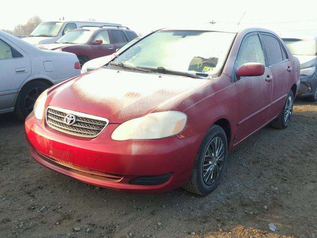 2T1BR30E16C588114 - 2006 TOYOTA COROLLA CE BURGUNDY photo 2