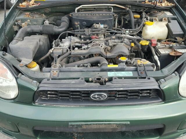 JF1GG65502G830771 - 2002 SUBARU IMPREZA TS GREEN photo 7