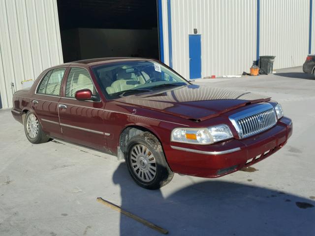 2MEFM75V86X628473 - 2006 MERCURY GRAND MARQ MAROON photo 1