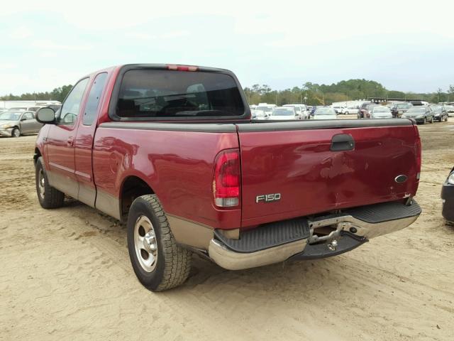 1FTRX172X2NB13508 - 2002 FORD F150 RED photo 3