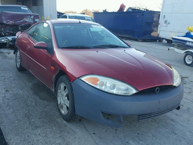 1ZWFT61L425618725 - 2002 MERCURY COUGAR V6 RED photo 1