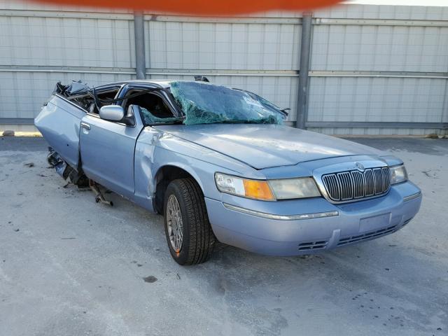 2MEFM74W5WX604951 - 1998 MERCURY GRAND MARQ BLUE photo 1