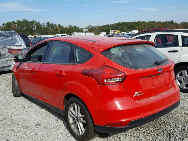1FADP3K27GL355498 - 2016 FORD FOCUS SE RED photo 3