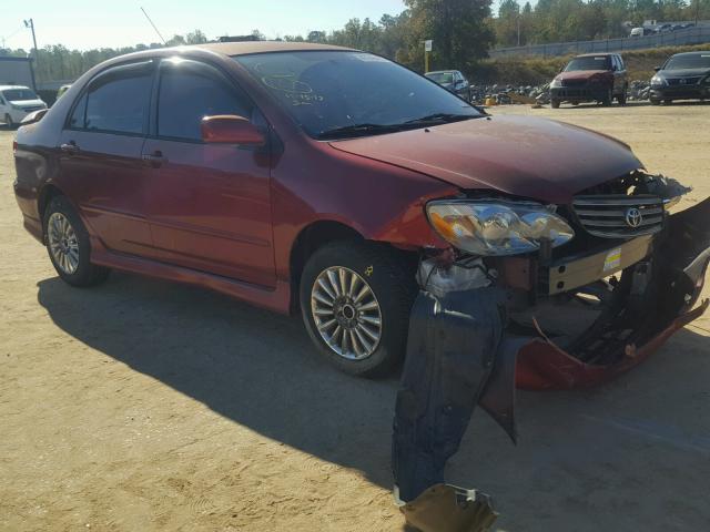 1NXBR32E73Z068054 - 2003 TOYOTA COROLLA MAROON photo 1