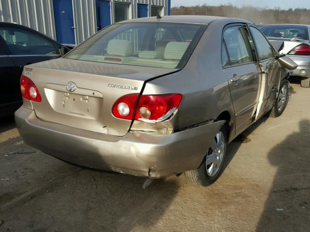 1NXBR32E66Z575306 - 2006 TOYOTA COROLLA CE GOLD photo 4