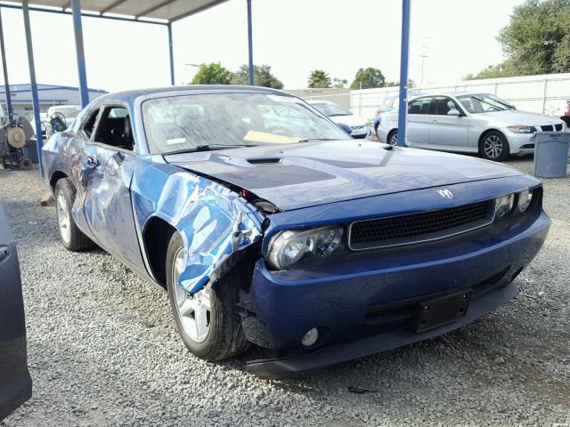 2B3LJ54T39H510896 - 2009 DODGE CHALLENGER BLUE photo 1